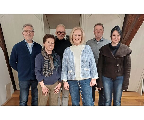 Der neue Vorstand der Marbacher Tafel: Gerhard Schreiber, Sigrid Ensslin, Dr. Michael Herzog, Gundula Hübsch, Jürgen Schmiedel und Saskia Hübsch (von links).