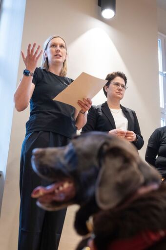 Vernehmungs-Begleithunde-Team