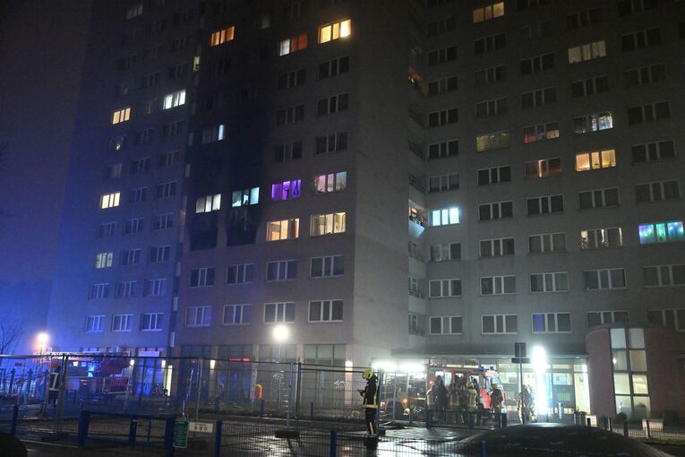 Hochhausbrand in Berlin
