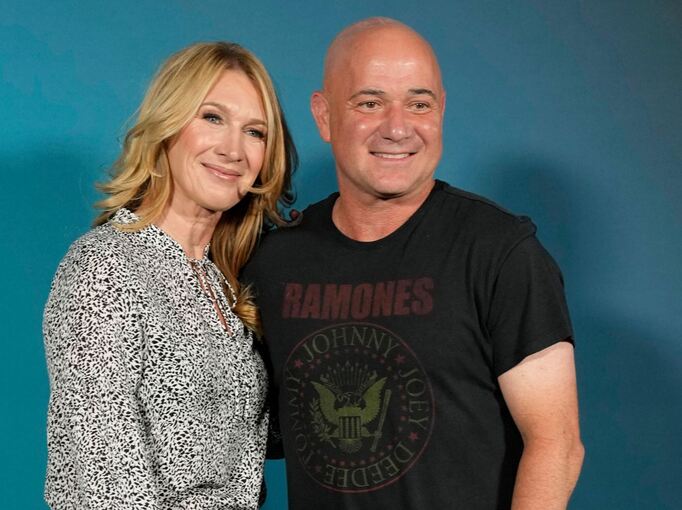 Andre Agassi und Steffi Graf