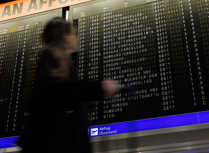 Streik der Lufthansa-Crews - Frankfurt Streik der Lufthansa-Crews - Frankfurt