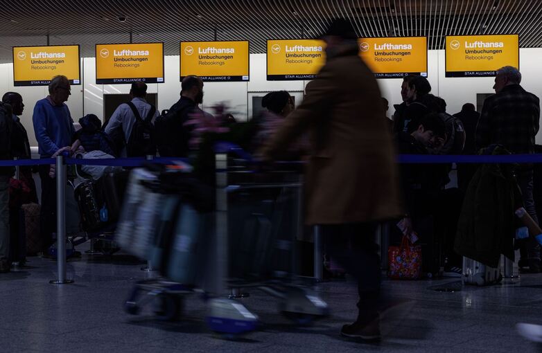 Streik der Lufthansa-Crews - Frankfurt Streik der Lufthansa-Crews - Frankfurt