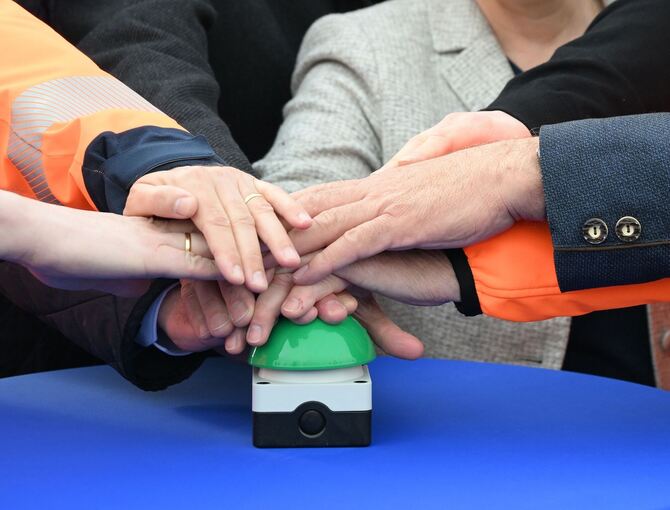 Beginn des Ausbaus der A8 am Albaufstieg