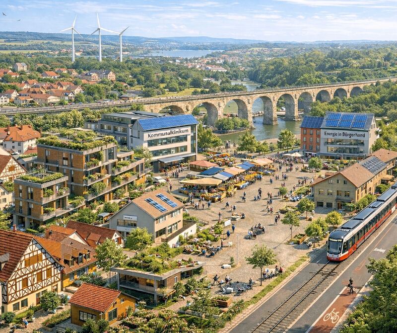 So könnte die Zukunft in Bietigheim-Bissingen aussehen, wenn die Linke all ihre Wahlpläne umsetzen könnte.