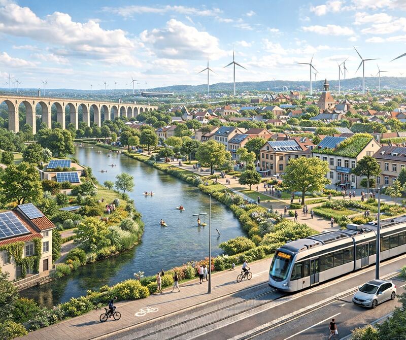 So könnte die Zukunft in Bietigheim-Bissingen aussehen, wenn die Grünen all ihre Wahlpläne umsetzen könnte.