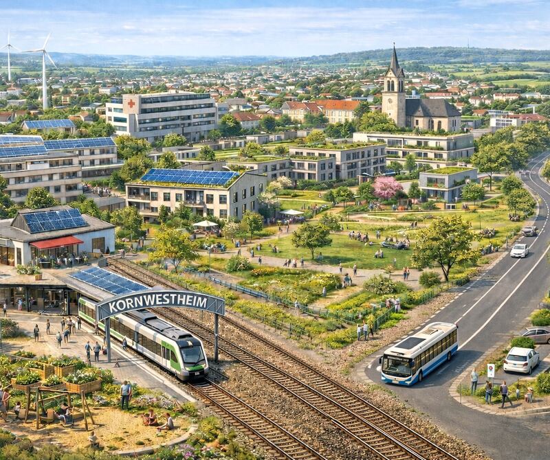 So könnte die Zukunft in Kornwestheim aussehen, wenn die SPD all ihre Wahlpläne umsetzen könnte.