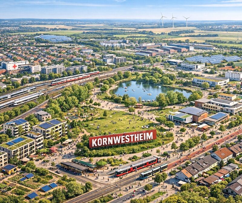 So könnte die Zukunft in Kornwestheim aussehen, wenn die Linke all ihre Wahlpläne umsetzen könnte.
