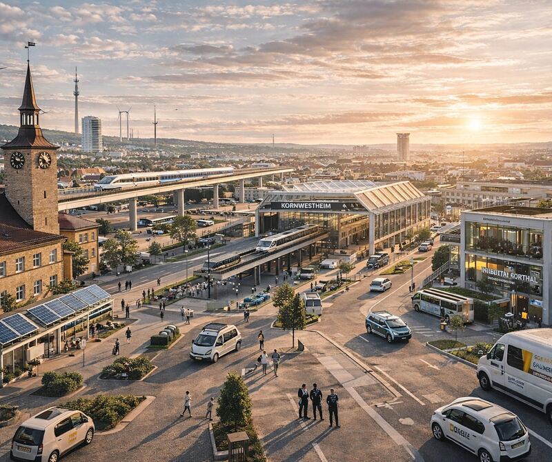 So könnte die Zukunft in Kornwestheim aussehen, wenn die CDU all ihre Wahlpläne umsetzen könnte.