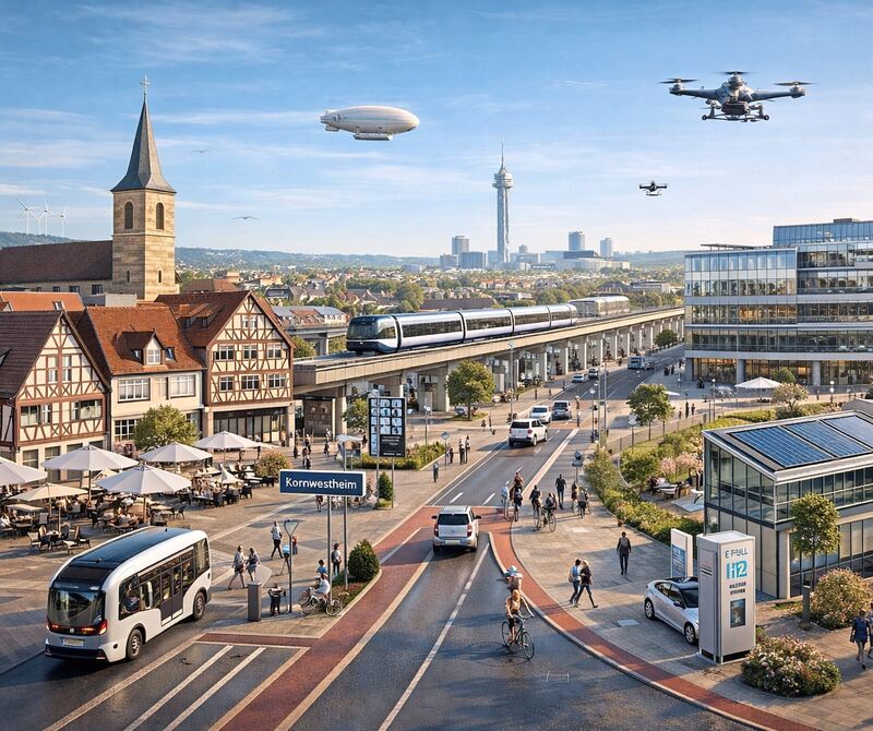 So könnte die Zukunft in Kornwestheim aussehen, wenn die FDP all ihre Wahlpläne umsetzen könnte.