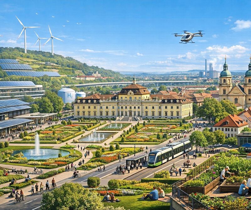 So könnte die Zukunft in Ludwigsburg aussehen, wenn die Grünen all ihre Wahlpläne umsetzen könnten.