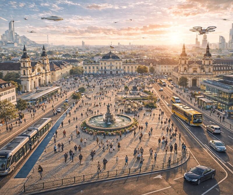 So könnte die Zukunft in Ludwigsburg aussehen, wenn die CDU all ihre Wahlpläne umsetzen könnte.