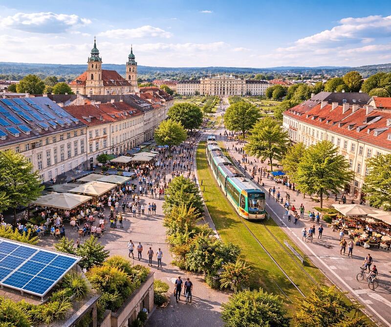 So könnte die Zukunft in Ludwigsburg aussehen, wenn die SPD all ihre Wahlpläne umsetzen könnte.