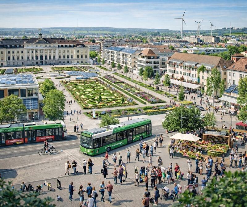 So könnte die Zukunft in Ludwigsburg aussehen, wenn die Linke all ihre Wahlpläne umsetzen könnte.
