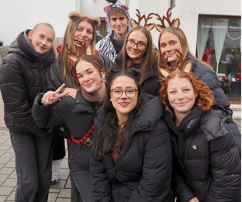 Bei diesen jungen Leuten herrscht gute Laune.