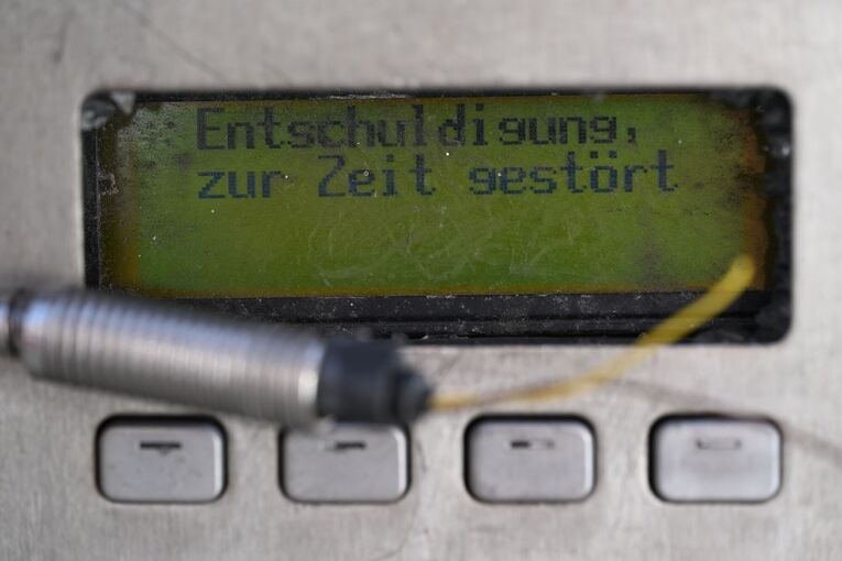 Kaputte Telefonzelle