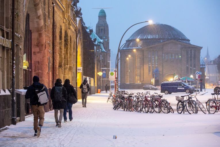 Winterwetter in Hamburg Winterwetter in Hamburg