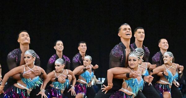 Mit starker Leistung und hohen Zielen: Die Lateinformation der TSG Bietigheim beim Bundesliga-Turnier in Bremen.