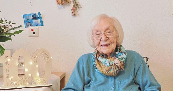Geburtstag im Pflegewohnhaus Wittumhof in Neckarweihingen: Anna Spieß wird 100 Jahre alt.