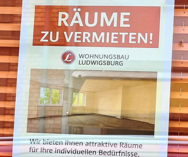 Nachmieter gesucht: Geeignet sind die Räume für Laden oder Büro.