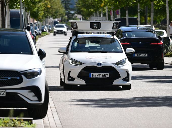 Test Scan-Auto mit dem Parksünder erfasst werden