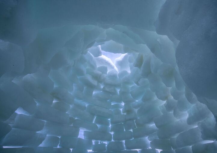 Eisberge türmen sich an der Ostseeküste Eisberge türmen sich an der Ostseeküste