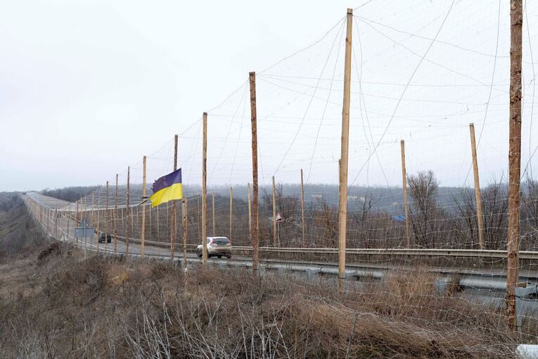 Ukrainekrieg - Anti-Drohnen-Netze