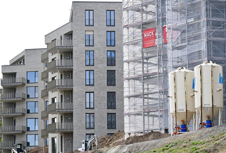 Baustelle Wohnungsbau