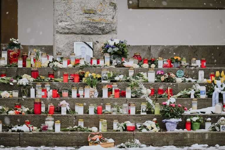 Gerabronner gedenken toten Bürgermeisters