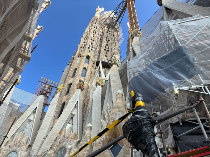 Basilika Sagrada Familia in Barcelona Basilika Sagrada Familia in Barcelona