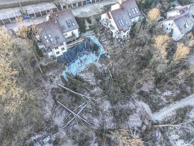 Hangrutsch in Schwäbisch Gmünd
