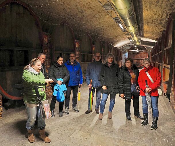 Gästeführerin Karin Held fällt auch bei schlechtem Wetter einiges ein, was sie bei Rundgängen zeigen kann.