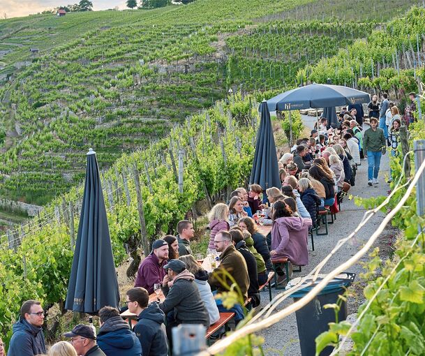 Das Käsbergfest in Mundelsheim: Hier fließt der Wein ohne Zweifel aus einem besonderen Anlass. Bei anderen Veranstaltungen ist das fraglich.