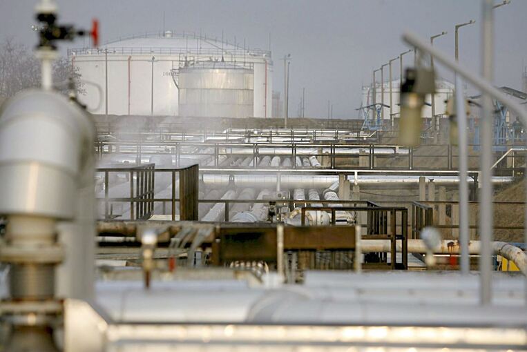 Empfangsstation der Druschba-Ölpipeline in Ungarn