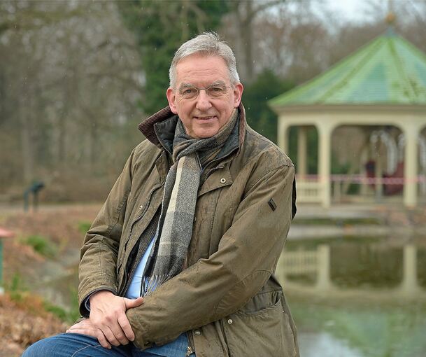 Rückzugsort: Der Schüsselesee im Blühenden Barock gehört zu den Lieblingsorten von FDP-Landtagskandidat Wolfgang Vogt.