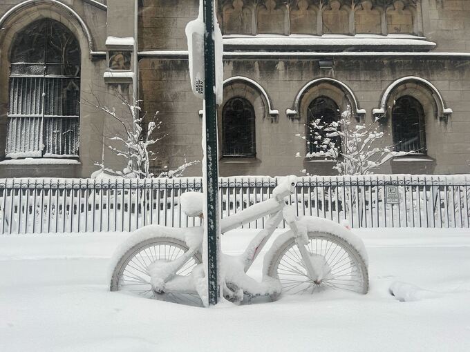 Winterwetter in New York