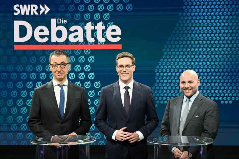 Vor der Landtagswahl: SWR-Triell mit CDU, Grünen und AfD Vor der Landtagswahl: SWR-Triell mit CDU, Grünen und AfD