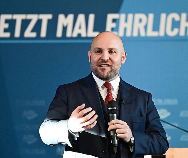 „Ministerpräsidenten-Kandidat“ der AfD: Markus Frohnmaier.