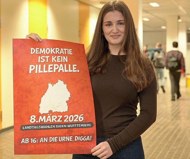Die 17-jährige Zilan mit ihrem besonderen Aufruf zur Landtagswahl.