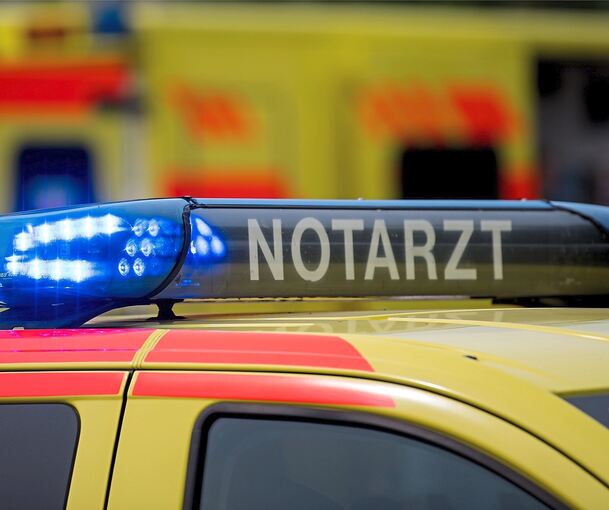 Der Autofahrer wurde bei dem Unfall leicht verletzt und in ein Krankenhaus gebracht.