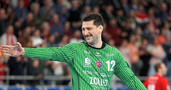 Martin Tomovski genießt seine Zeit im Trikot der SG BBM Bietigheim.