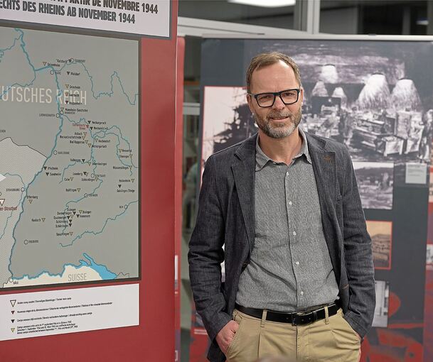 Christian Bollacher, Referatsleiter des Landesamtes für Denkmalpflege, hat die Ausstellung „Das KZ vor der Haustür“ kuratiert.
