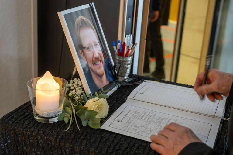 Trauerfeier für gestorbenen Bürgermeister