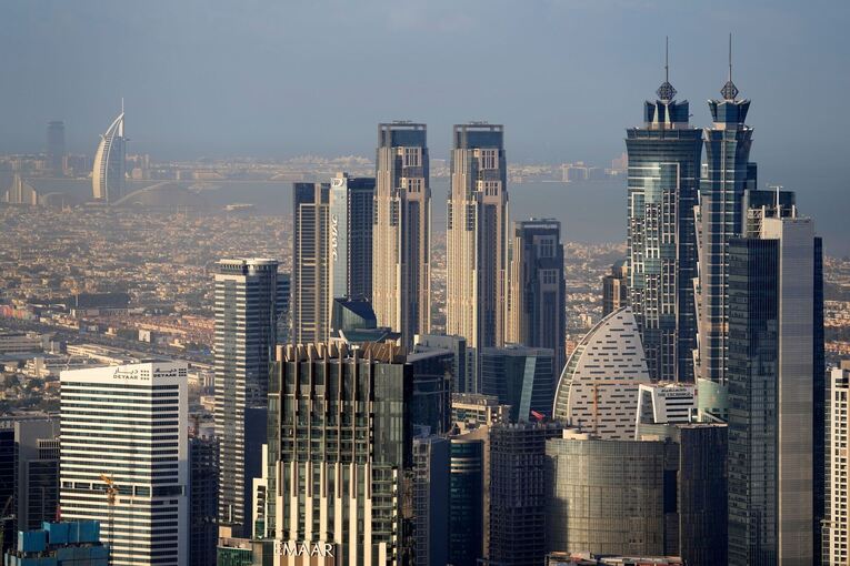 Die Skyline von Dubai