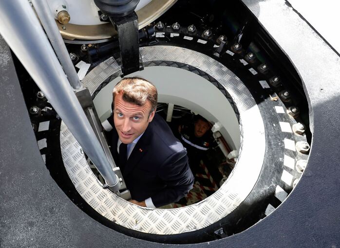 Macron stellt Pläne zur atomaren Abschreckung vor Macron stellt Pläne zur atomaren Abschreckung vor