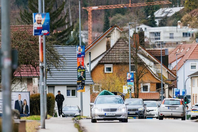 Wahlplakate in Lahr