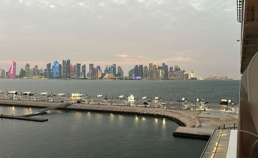 Iran-Krieg - Kreuzfahrtschiff vor Doha