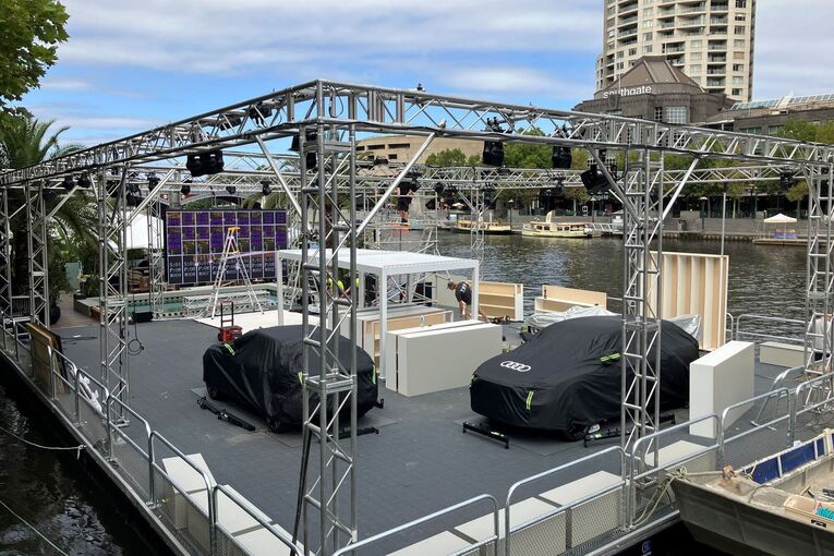 Restaurantschiff Formel-1-Team Audi