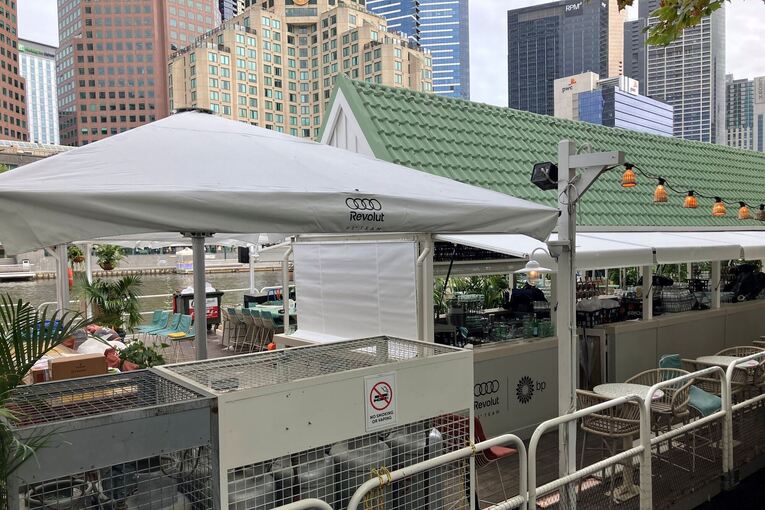 Restaurantschiff Formel-1-Team Audi