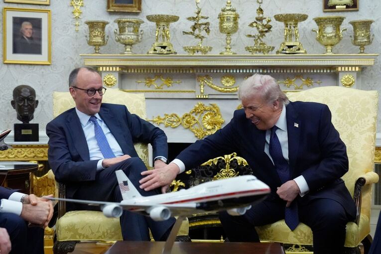 US-Präsident Trump empfängt Bundeskanzler Merz