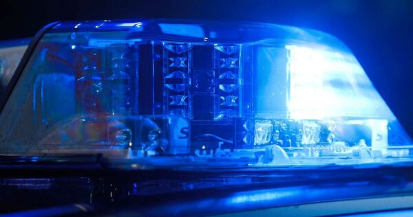 Blaulicht eines Polizeiautos.